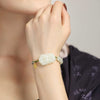 Hetian Jade Zodiac Bracelet with Sterling Silver Charm