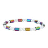 Magnetic Bracelet, Geometric Beads and Links