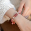 Strawberry Quartz Pixiu Bracelet