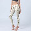 Floral Print Yoga Leggings High Waisted Fitness Pants