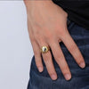 Yin Yang Symbol Luck Ring with Bagua Design