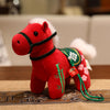 Year of the Horse Plush Doll Bamboo Lotus Home Decoration