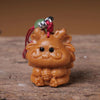 Green Sandalwood Chinese Zodiac Animal Keychain