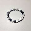 Galaxy Agate Bracelet, Cosmic Stone Beads