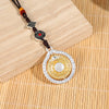 Handwoven Keychain with Prayer Wheel and Vajra Charms