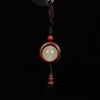 Luminous Wood Keychain with Gourd Charm