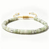 Natural Stone Adjustable Spacer Bead Bracelet