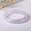 Natural Chalcedony Positive Bracelet Bangle Lavender