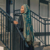 Tibetan Shawl Cashew Flower Vine Print Soft Wrap Scarf