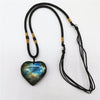 Labradorite Love Heart Support Necklace Pendant