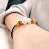 Chinese Zodiac Guardian Deity Bracelet, Hand-Woven Cord