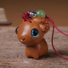 Green Sandalwood Chinese Zodiac Animal Keychain