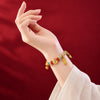 Sheep Charm Braided Red String Bracelet for Year of the Goat