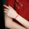 Chinese Zodiac Red String Bracelet with Sterling Silver Charm