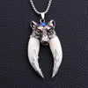 Imitation Wolf Tooth Steel Balance Necklace Pendant