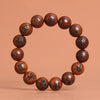 Lightning Struck Jujube Wood Bracelet Engraved Taoist Protection Beads