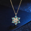 Rotating Cherry Blossom Necklace 925 Sterling Silver