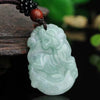 Carved Jade Zodiac Pendant Necklace