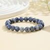 Natural Stone Bead Bracelet, 8mm Round Gemstone
