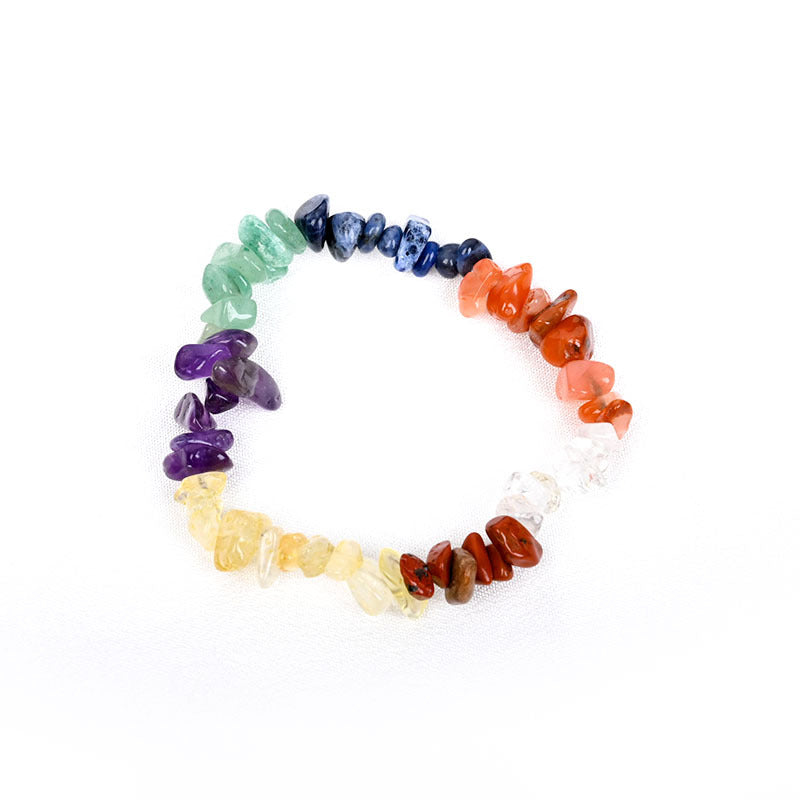 Natural Irregular Shape Crystal Stone Warmth Soothing Bracelet