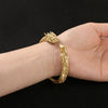 Chinese Dragon Open Cuff Bracelet Brass