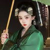 Flower Leaf Pearl Peace Tassel Hairpin