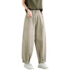 Women's Harem Pants Cotton Linen Wide Leg Trousers