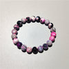 Galaxy Agate Bracelet, Cosmic Stone Beads