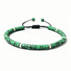 Natural Stone Adjustable Spacer Bead Bracelet
