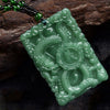 Guan Gong Pendant Necklace with Glass Bead Chain