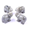 Carved Natural Stone Elephant Figurine
