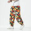 Men's Cotton Linen Harem Pants With Pockets