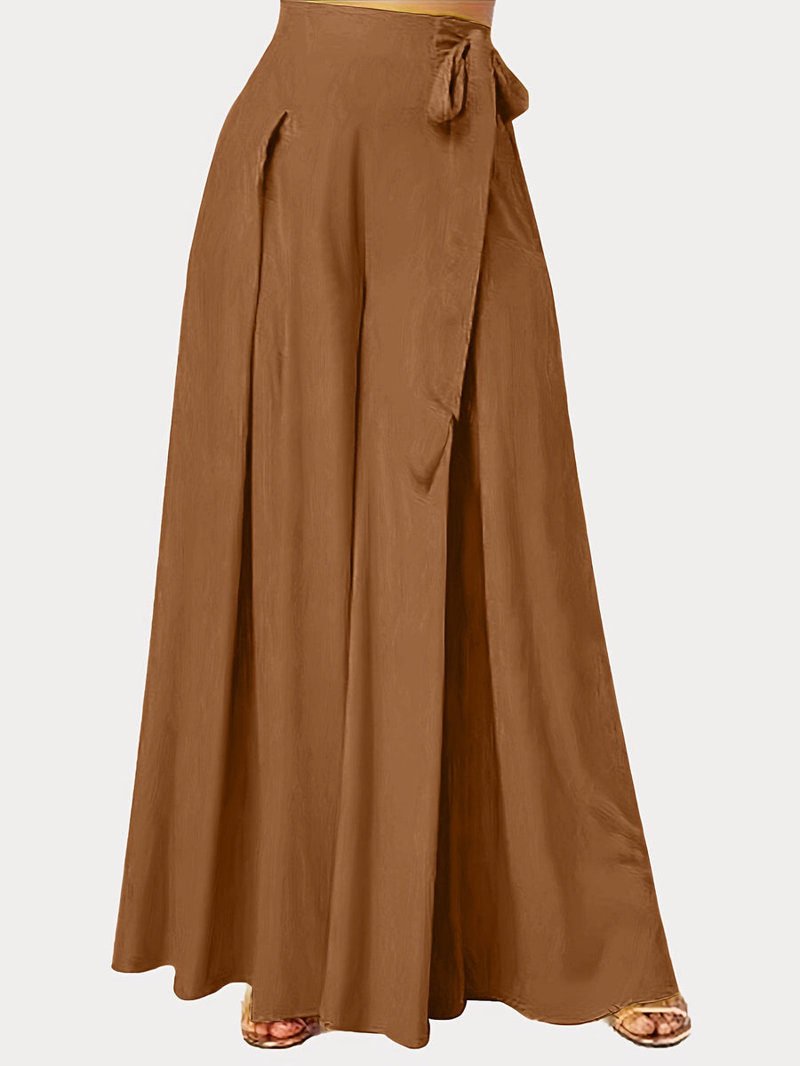 Women's Wide Leg Pants Casual Drawstring Pockets