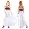 Printed Wrap Maxi Skirt, Boho Summer Long Skirt