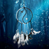 Yin Yang Dream Catcher Circular Net with Feathers Balance Decoration