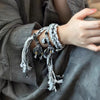 Yin Yang Mountain Ghost Coin Bracelet Double Layer Rope