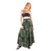 Printed Wrap Maxi Skirt, Boho Summer Long Skirt