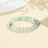 Natural Stone Bead Bracelet, 8mm Round Gemstone