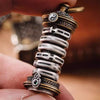 Rotatable Copper Tower Pendant with Yin Yang and Bagua Motif