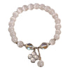 Cat's Eye Charm Bracelet with Flower, Bear and Swan