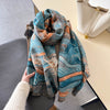 Dunhuang Series Imitation Cashmere Shawl, Warm Autumn Winter Scarf