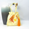 Suzhou Embroidery Drawstring Crossbody Bag