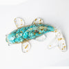 Koi Fish Crystal Chip Epoxy Resin Luck Decoration