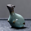Ceramic Chinese Zodiac Tea Pet, Celadon or Ge Kiln Glaze