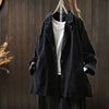Women's Cotton Jacket, Blazer Style with Pockets