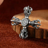 Sterling Silver Vajra Spinner Pendant