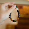 Five Elements Agate Bracelet with Birth Year Charms