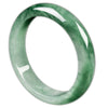 Myanmar Jadeite Bangle Bracelet, Ice-Glutinous Green Stone