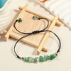 Natural Crystal Chip Bracelet Cord