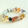 Natural Multi-Gemstone Crystal Bracelet